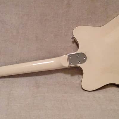 1960's Sekova White Hollowbody Electric Guitar Japan MIJ image 13
