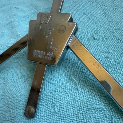 Ludwig Vintage WFL Snare Drum Stand Basket Piece - Chicago USA 50s 60s - Chrome image 3