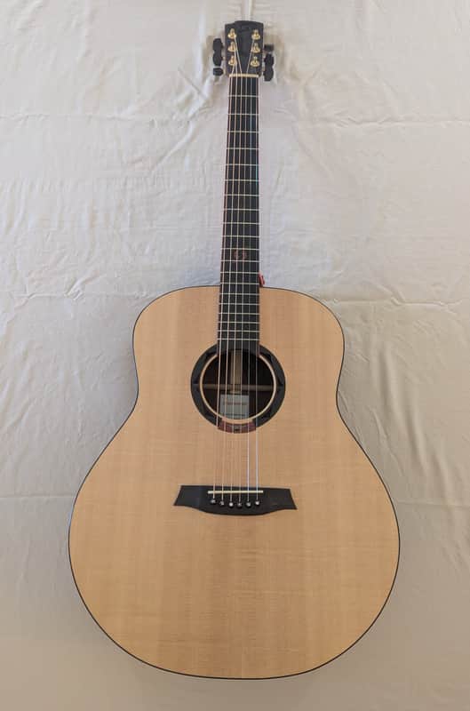 Stevens Custom Guitars Soulwood Jumbo w/Hiscox hardshell case image 1