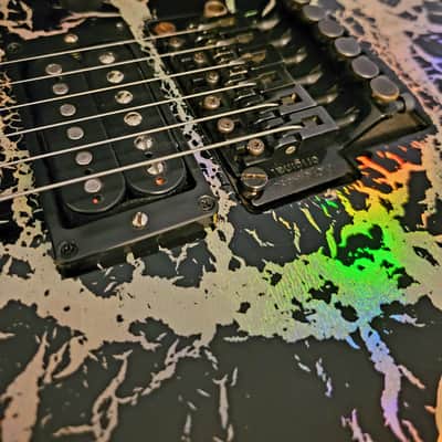 1980's Kramer American Pacer II 1989 guitar Holoflash Crackle Floyd Seymour Duncans VIDEO WOW image 14