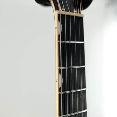 Gretsch Broadkaster Jr. LX Figured Center Block Semi-Hollow Guitar w/ String-Thru Bigsby & Hardshell Case - Caramel Dawn image 7