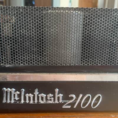 McIntosh MC2100 105-Watt Stereo Solid State Power Amplifier 1969 - 1978 - Black image 5