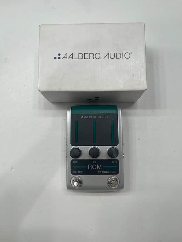 Aalberg Audio ROM RO-1 Stereo Digital Reverb Guitar Effect Pedal + Original Box image 1