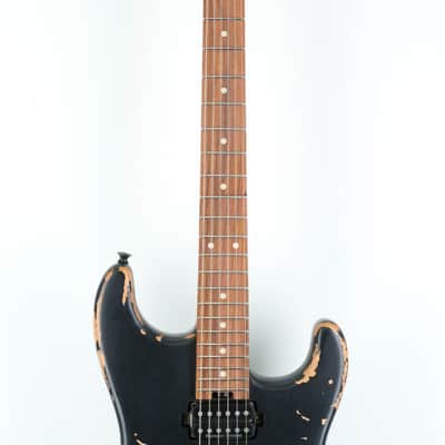 Charvel Pro-Mod Relic San Dimas Style 1 HH FR PF Weathered Black image 2