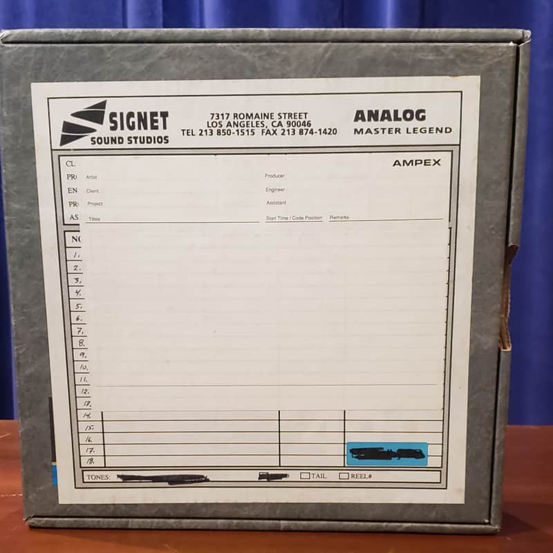 Ampex 499 2" - Used 6 reels image 1