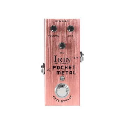 IRIN Pocket Metal Distortion Guitar Pedal (Fast Free US Shipping!) image 1