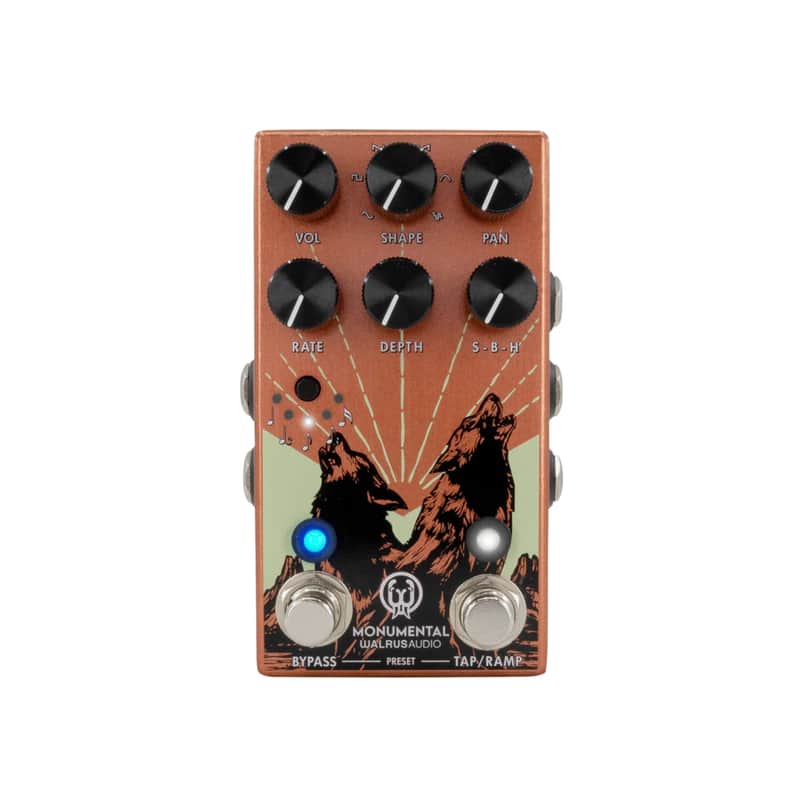 Walrus Audio Monumental Harmonic Stereo Tremolo-Orange image 1