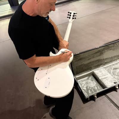 ESP LTD arctic metal, peter distefano, porno for pyros, the psychedelic furs, jane's addiction image 2