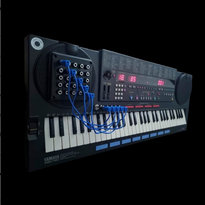 Yamaha PSS 790 Vector AWM Synth + Patch Bay & Random ROM Sequence Generator Switch. image 1