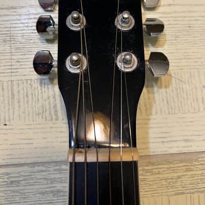 Esteban American Legacy Acoustic/Electric Original case, Candy and Autographed COA 2000’s - Midnight Steel image 3