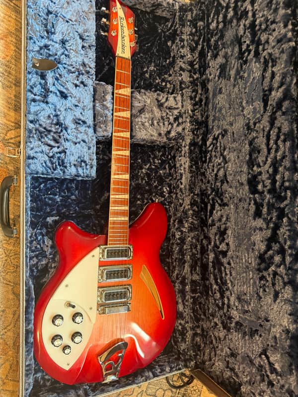 Rickenbacker 370 Left-Handed 2008 - Strawberry Glo image 1