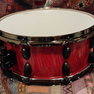 SSS Solid Shell Shop Custom Snare Drum 2026 - Red image 3
