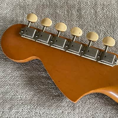 1966 USA Fender Musicmaster II Daphne Blue ES Stamped + OHSC Silver Case Beauty image 11