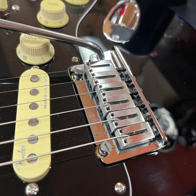 Fender American Ultra Stratocaster with Roasted Maple Fretboard - Black - With OHSC Hard Case image 9