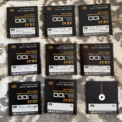 Akai S612 / MD280 MIDI Digital Sampler /Disc Drive 1985 - Black image 17