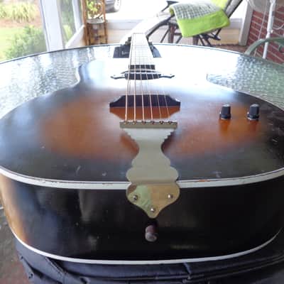 1950's Kay 5160 Baritone Guitar - Electric Acoustic - 000 Sized image 15