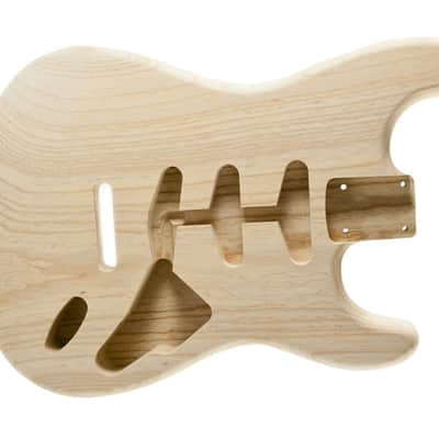 Genuine WD Music USA Made Stratocaster Extra Light Body Unfinished Swamp Ash