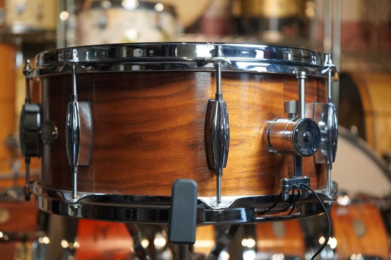Doc Sweeney Drums Legend Series Snare Drum #18 Walnut - 14x6.5 - 2020s Satin Natural image 1