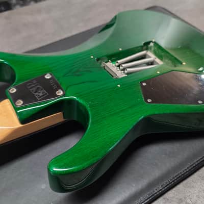 ESP M-III Mirage Green Ash HSH FR Floyd Rose Super Strat MIJ Japan MIII M3 Horizon image 20