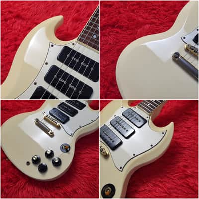Super Rare 1989 Greco SS-70S - White - SG Special with 3 x Hot Lick P-90 Pickups - All Original - Made In Japan MIJ image 5