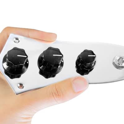920D Custom JB-C Upgraded Pre-Wired Wiring Control Plate for J-Style Bass image 6