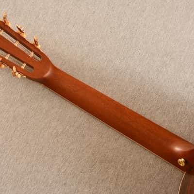 Hozen O 12 Fret Parlor Gold Top Adirondack Indian Rosewood Slotted Headstock #2210-1705 image 10