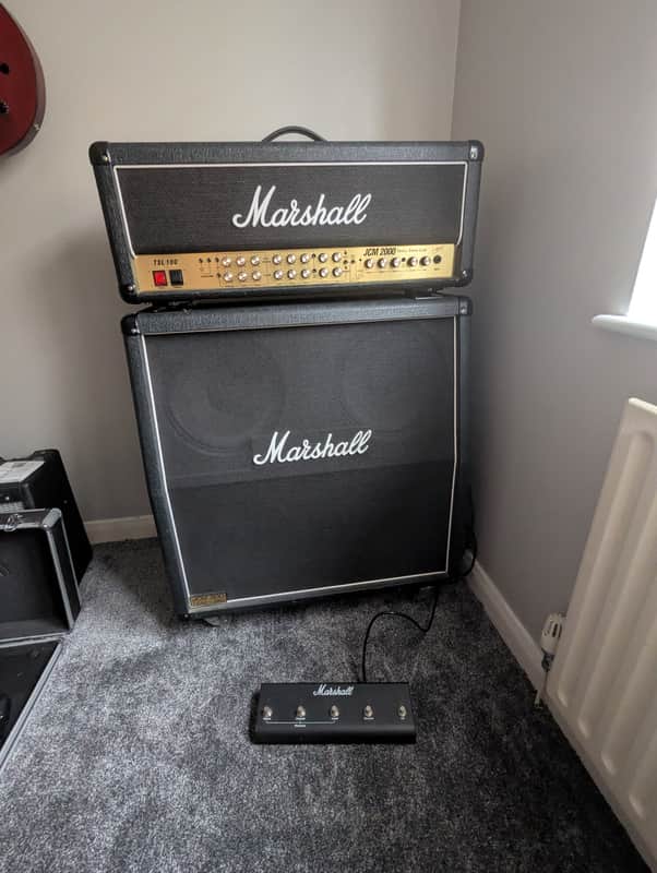 Marshall JCM 2000 TSL 100 Triple Super Lead 3-Channel 100-Watt Guitar Amp Head 2000s - Black image 1