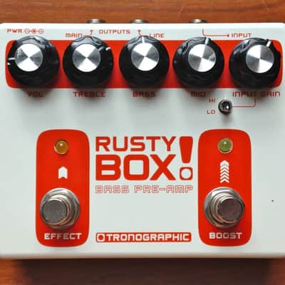 Original Rusty Box Bass Pre-Amp  Out-of-Production 30v version. Warehouse find! image 2