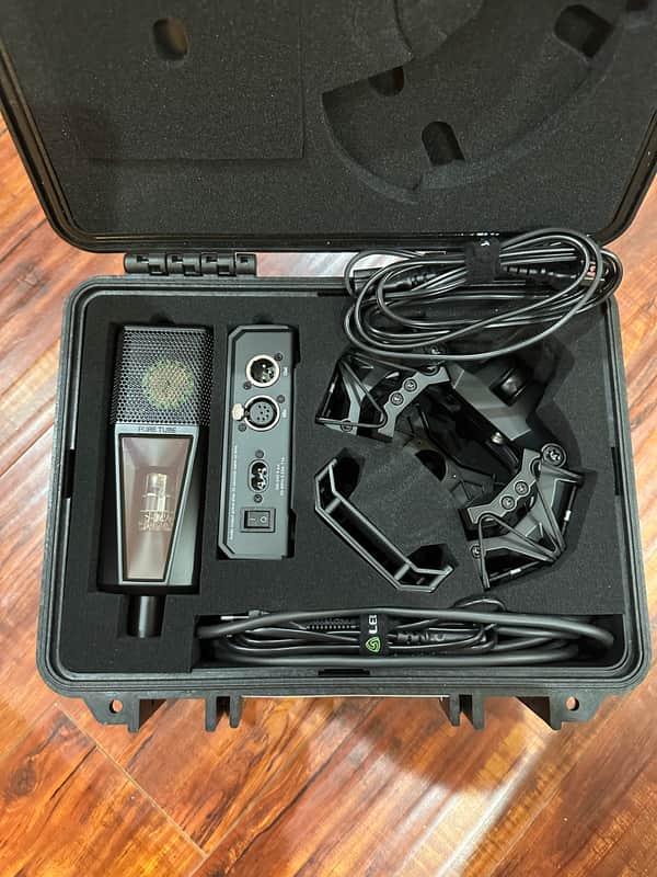 LEWITT PURE TUBE - Studio Set - Cardioid Tube Microphone with Shockmount and Magnetic Pop Filter image 1