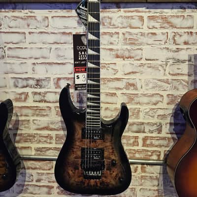 Jackson JS Series Dinky JS32 Dkap - Transparent black burst image 1
