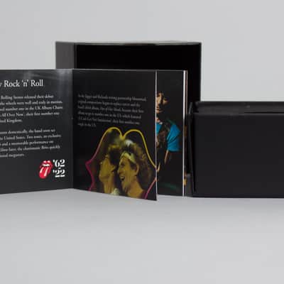 Royal Mint 1/4 ounce Rolling Stones Sixty Commemorative Gold Proof Coin. (2022) - gold finish image 5