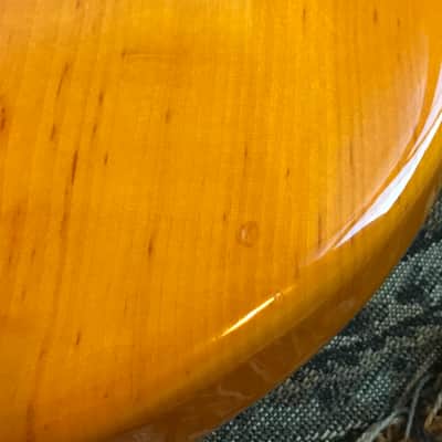 Dean Jeff Berlin Signature European Custom Natural Amber and Ebony Bartolini image 14