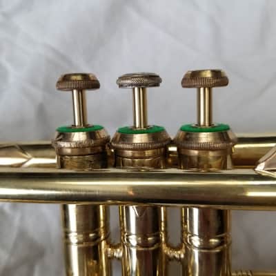 Couesnon Raw Brass Bb Trumpet Circa 1970's with original case & mouthpiece image 7
