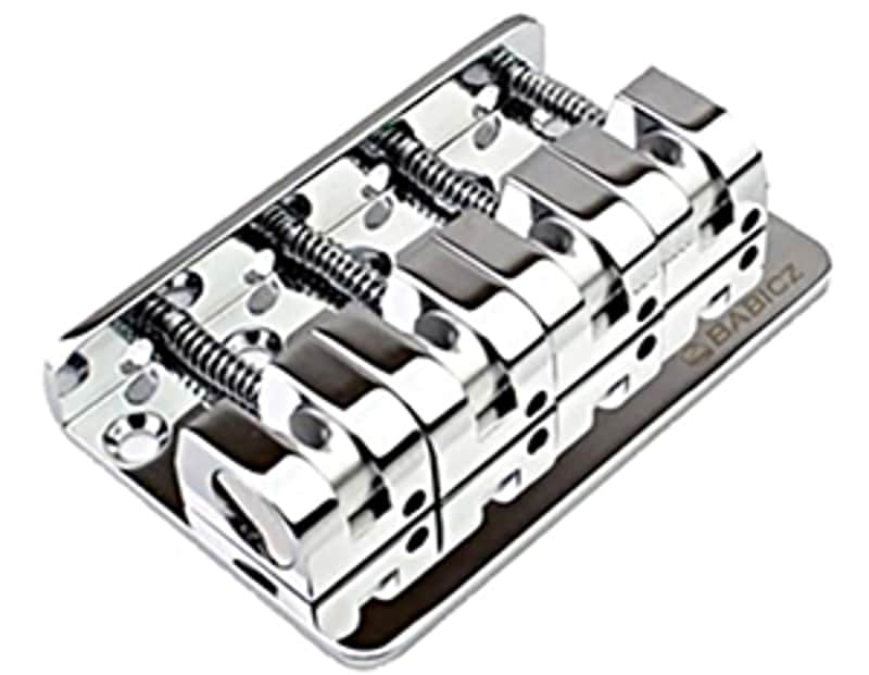 Babicz FCH Z SERIES 4 String Bass Bridge, Nickel image 1