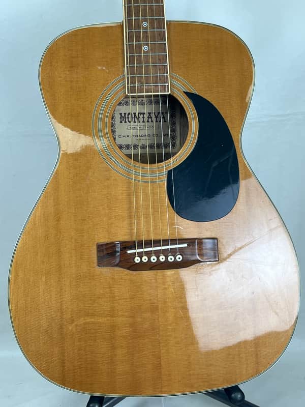 Montaya F-70 Acoustic Guitar - Natural image 1