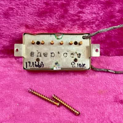 Used Sheptone AB Humbucker Bridge Position Guitar Pickup Circa 2010's - Gold image 3