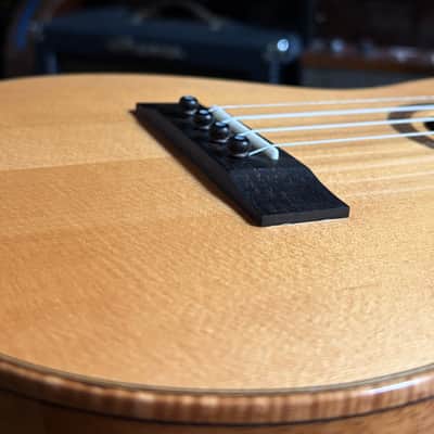 Tony Graziano Custom Baritone Ukulele #587 – Spruce / Figured Koa – Hardshell Case image 15