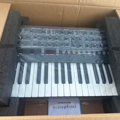 Sequential Prophet-6 49-Key 6-Voice Polyphonic Synthesizer 2018 - 2020 - Black with Wood Sides