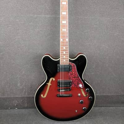Canvas CSAS Semi-Hollow Electric Guitar Sunburst Finish Bild 1
