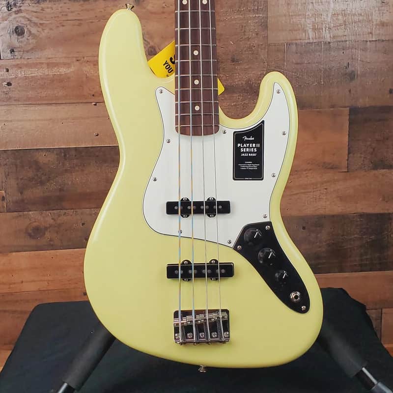 Fender Player II Jazz Bass, Hialeah Yellow, Free Ship, 341 image 1