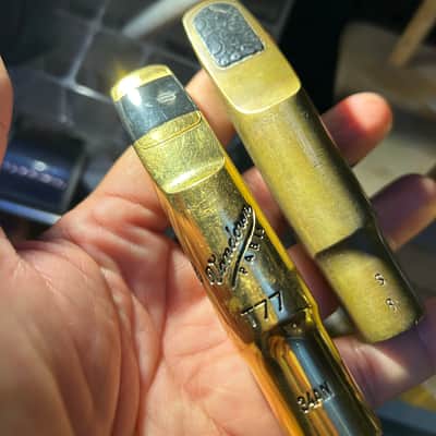 Lebayle S8 and Vandoren T55 tenor mouthpieces both for sale - Lacquered and unlacquered image 1