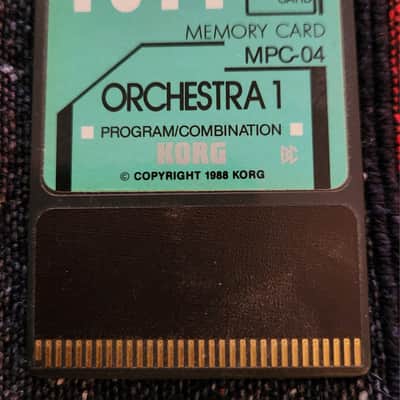 Korg MPC-04 & MSC-04 M1 Orchestra 1 Expansion PMC Card Set for Korg M1/M1R 1988 Japan image 6