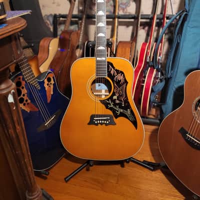 Epiphone Excellente Acoustic Guitar, Antique Natural Aged Gloss image 2