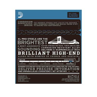 EPS515 ProSteels Medium 11-50 D'Addario image 2