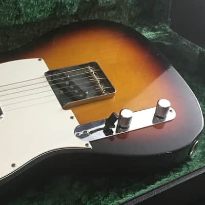 LEFTY! Vintage Fender Japan Custom Edition Tele Nitrocellulose Lacquer Sunburst Telecaster Collectors HSC 1 of 1! image 10