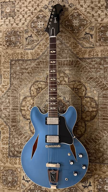 Used 2020 Gibson Custom Limited Edition '64 Trini Lopez Std VOS, Pelham Blue w/ Hard case