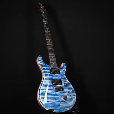 PRS Custom 24 Wood Library w/ 10-Top, Brazilian Rosewood, & McCarty III Pickups- Faded Blue Jean 2026 (0422580) image 14