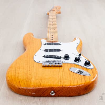 1979 Fender Stratocaster Hardtail Vintage Guitar Natural w/ Case, Featherweight image 11