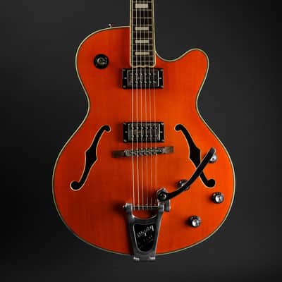 2009 Epiphone Emperor Swingster Sunrise Orange image 4