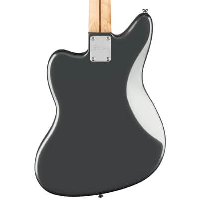 Fender Squier Affinity Series Jaguar Bass in Charcoal Frost Metallic image 7